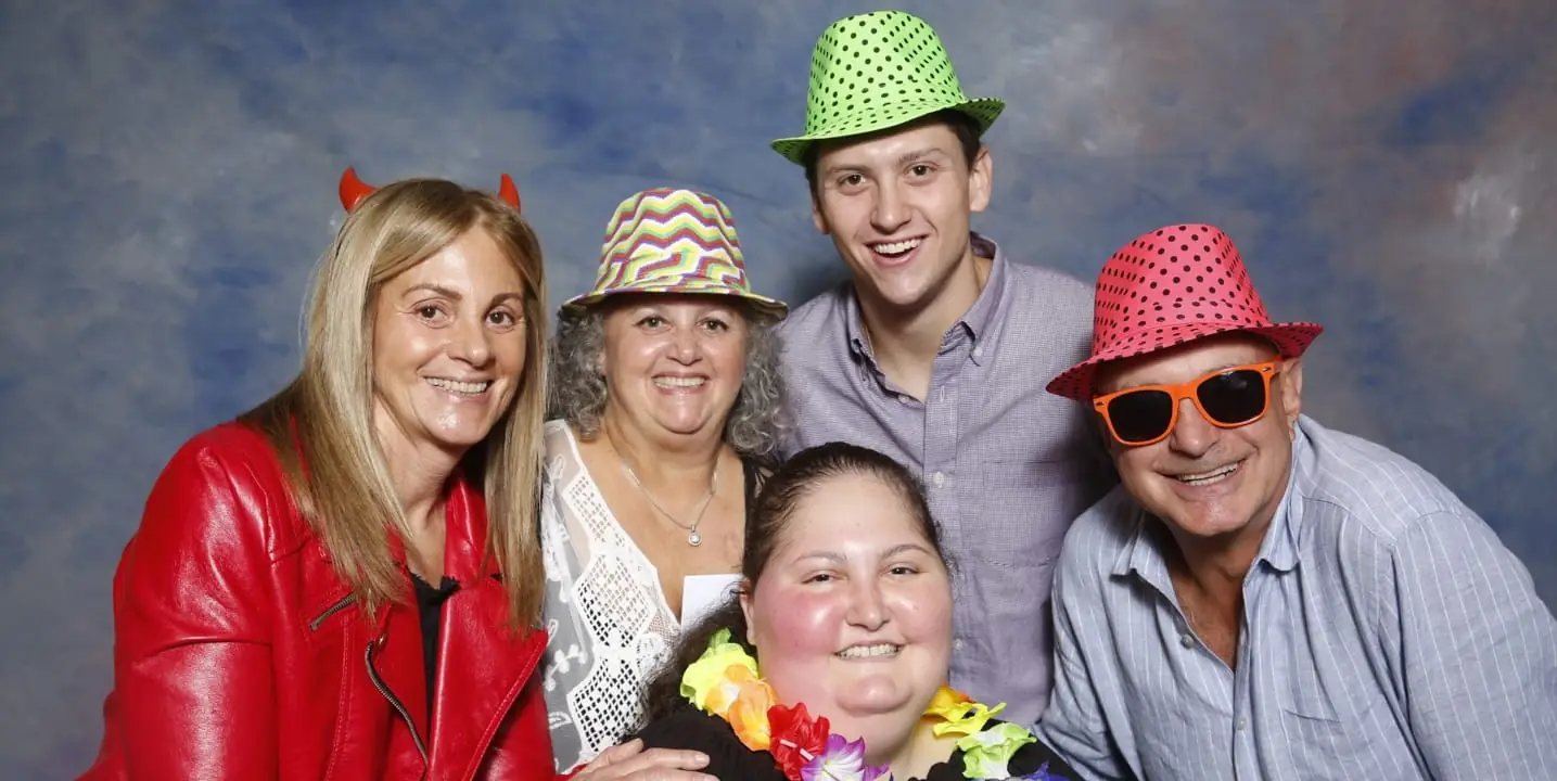 Driftwood families celebrating at the B+ Foundation fundraiser